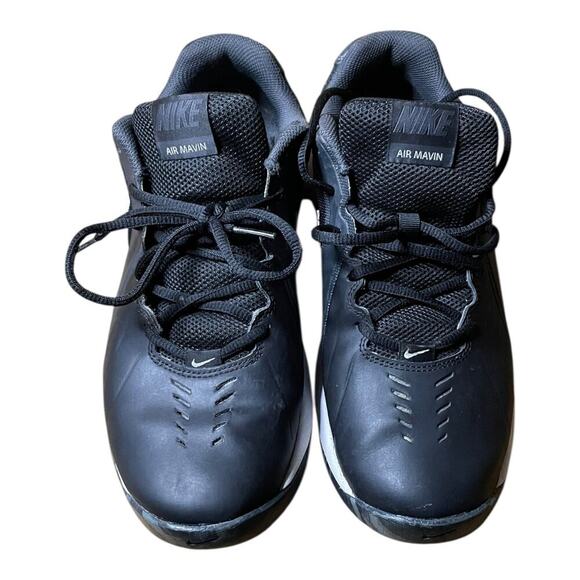 Nike Air Mavin Sneakers Men’s 10 Black White Low Top Basketball Trainers - Picture 5 of 10